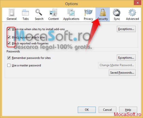 Phishing si Malware Protection in Firefox