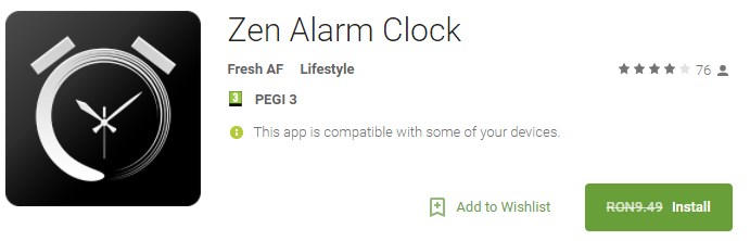 Zen Alarm Clock Gratis