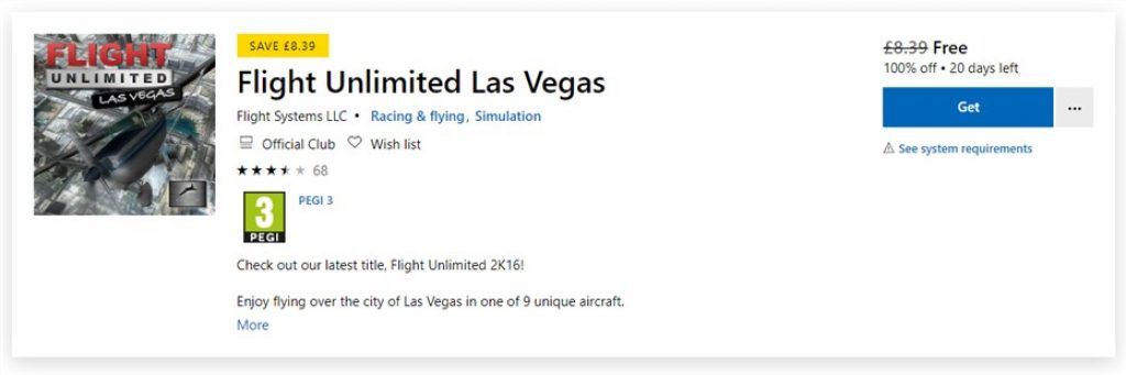 Flight Unlimited Las Vegas Gratis