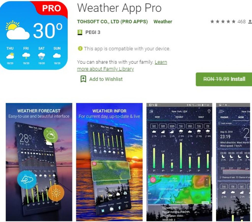 Weather App Pro