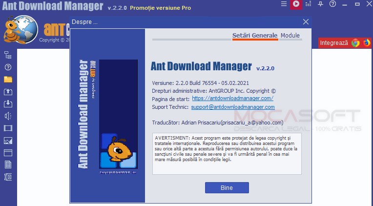 Ant Download Manager Giveaway - Licenta Gratuita
