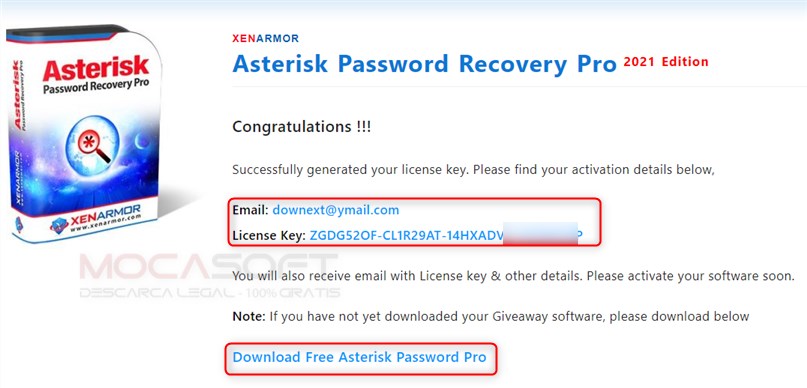 xenarmor Asterisk Password Recovery Pro Giveaway - Licenta Gratuită