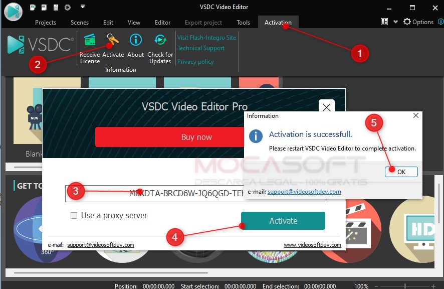 VSDC Video Editor PRO activare